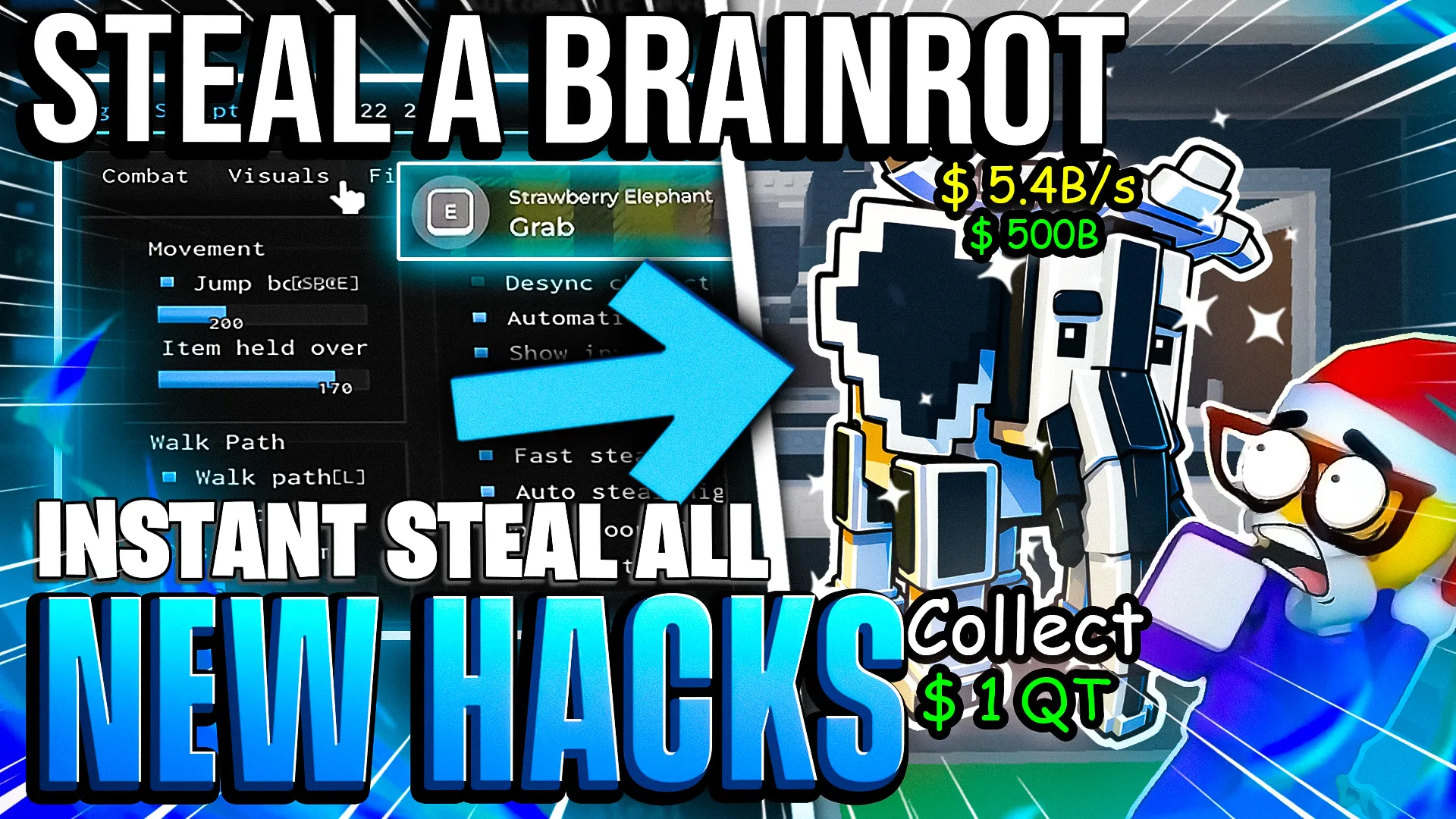 *NO KEY* STEAL A BRAINROT SCRIPT | INFINITE BRA... Script preview