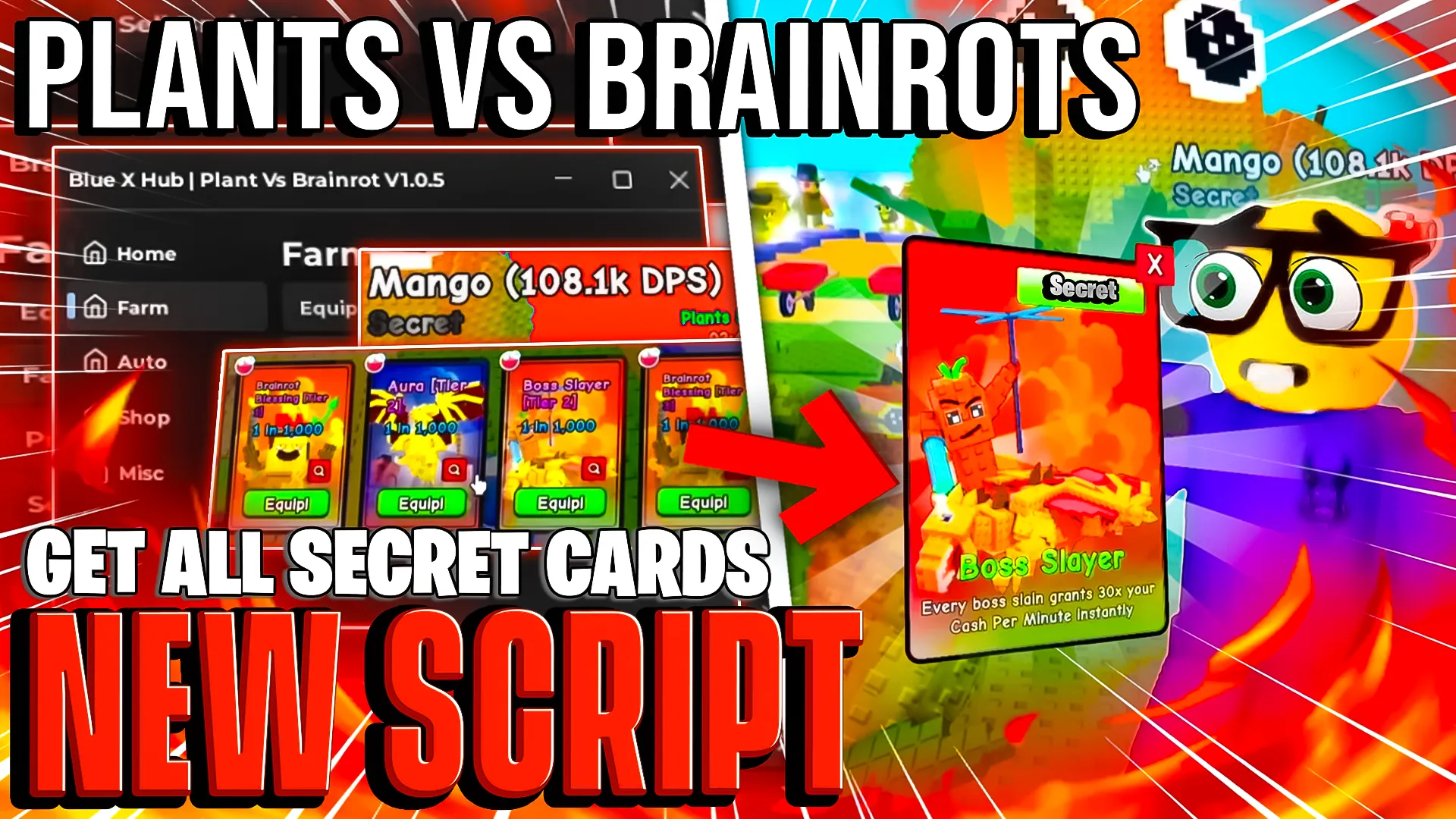 PLANTS VS BRAINROT. KILL AURA| INSTANT DUPE PLA... Script preview