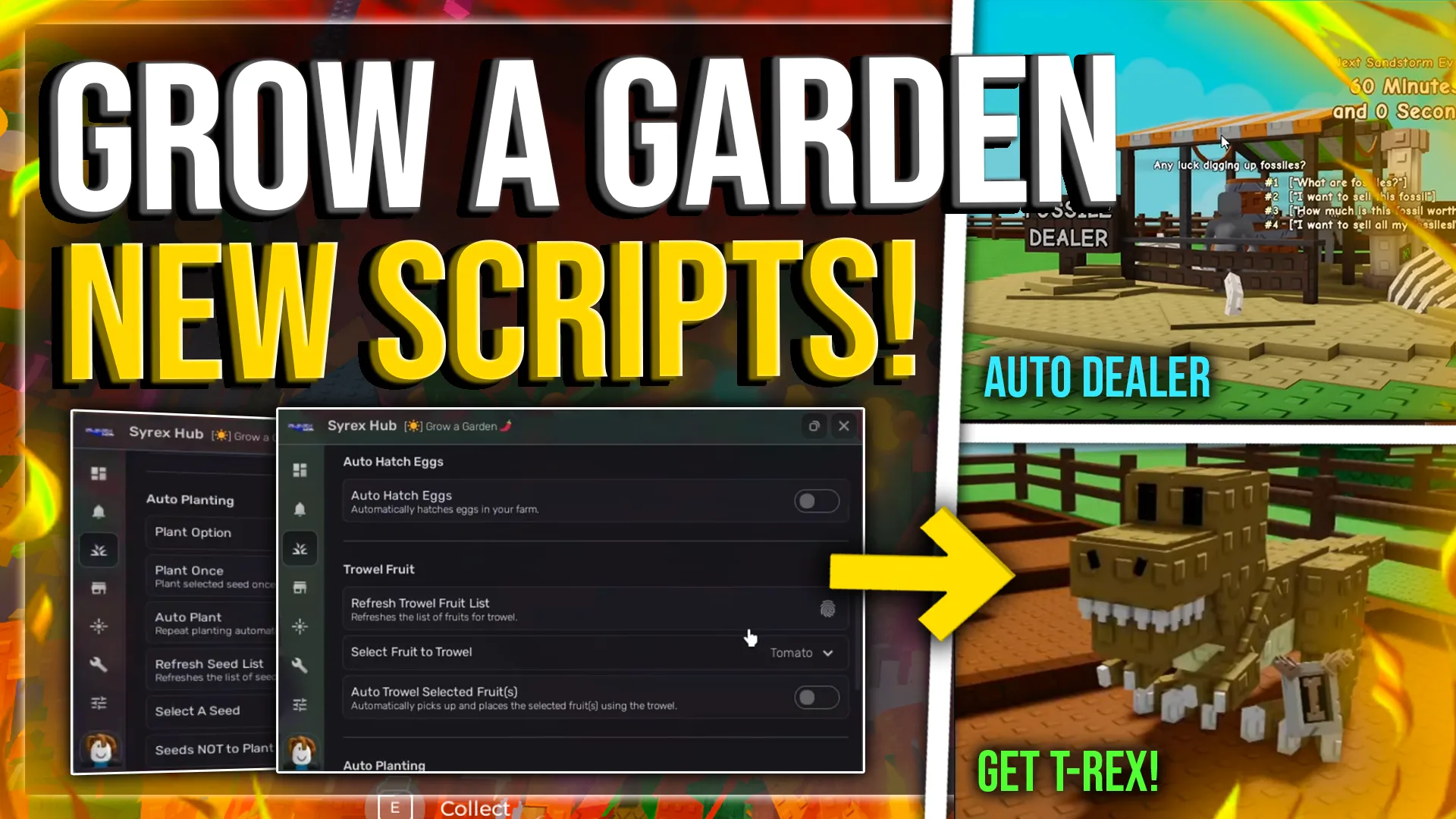 Syrex Hub Grow A Garden Script Script preview