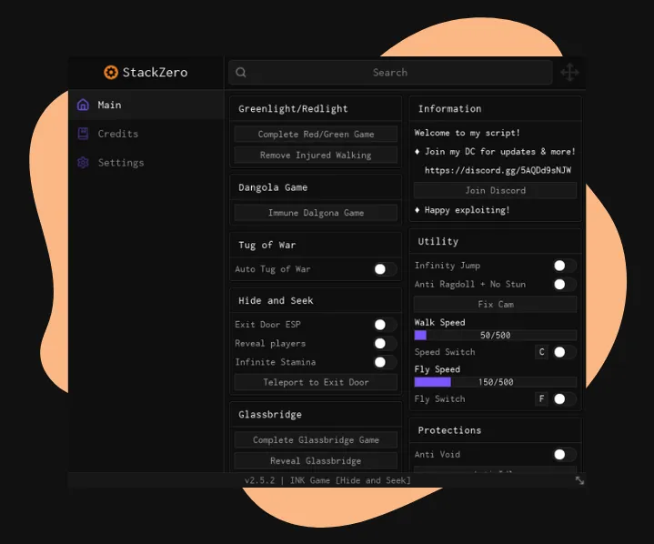 Best Ink Game Script - Touch kill, Auto Tug of ... Script preview