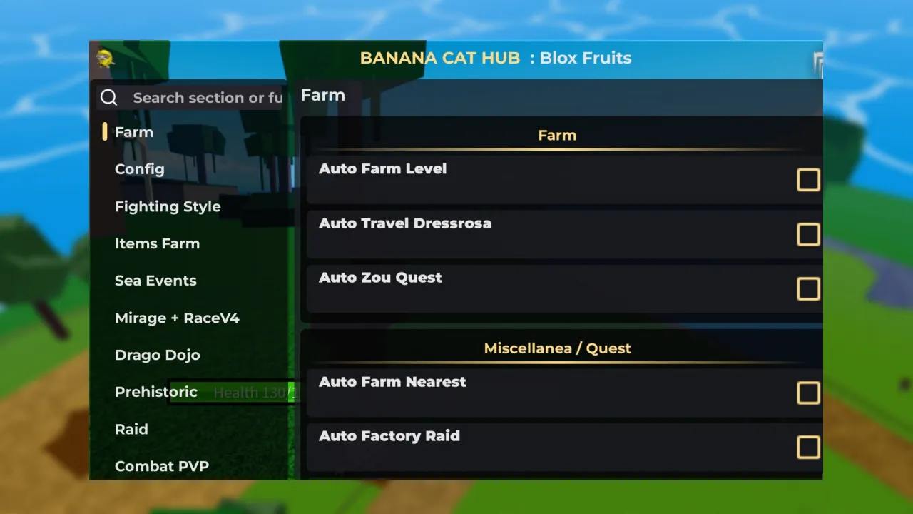 Blox fruits script - Auto farm v5, Keyless, Mob... Script preview