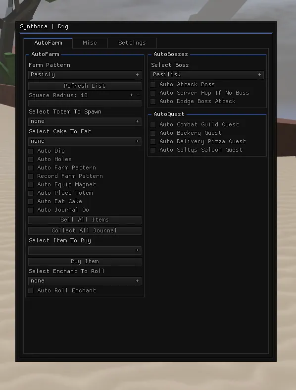 Synthora / Dig Script preview